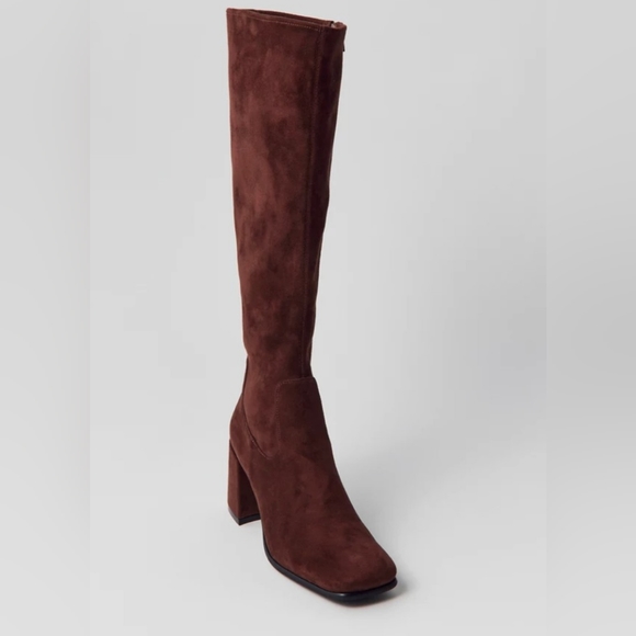 Jeffrey Campbell Hot Lava Boots Chocolate Brown Suede 9 Like New - Picture 3 of 16